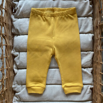 Ползунки с открытой ножкой Желтый Пелёнкино